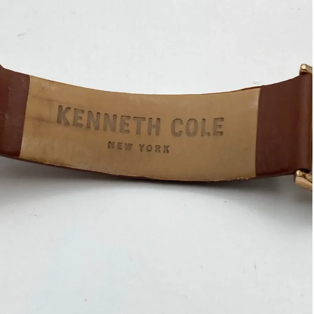 Kenneth Cole Diamond New York Men's Watch 40mm - New Battery WR 3ATM Adjustable